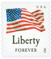 2012 USPS Forever Stamps Four Flags Flag and Equality
