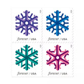 100PCS-Geometric Snowflakes 2015