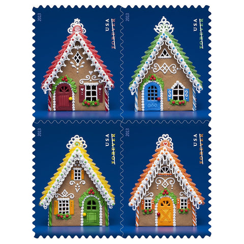 100PCS-Contemporary Gingerbread Houses   2013