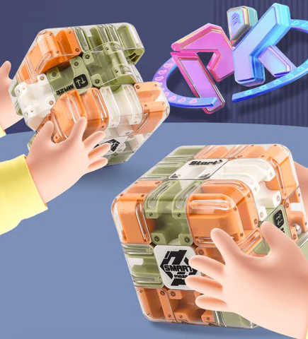 (🎁Last Day 49% OFF)Large Labyrinth 3D Puzzle Maze Cube - Engaging Brain Teaser Toy