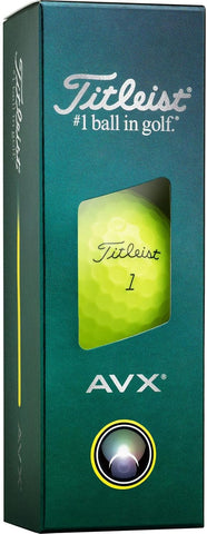 Titleist AVX Yellow AlignXL Golf Balls - 2026 Model