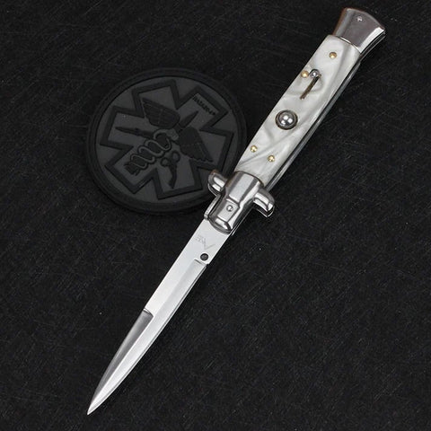 🔥Last Day Promotion 49% OFF🔥 - Pure Handmade Old School Italian Stiletto Pocket Knife