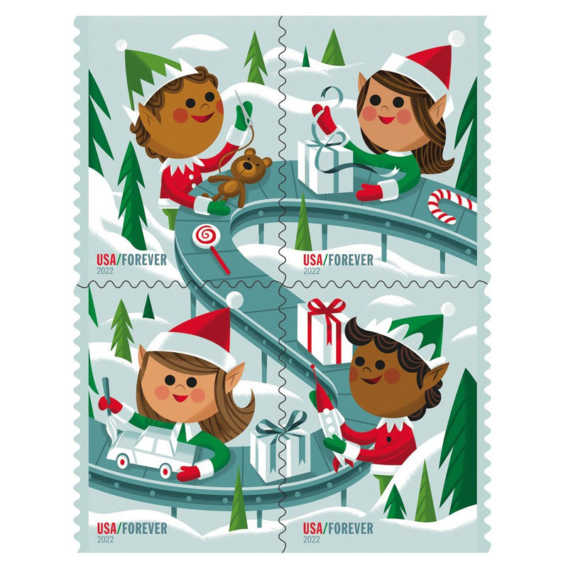 100PCS-Holiday Elves   2022