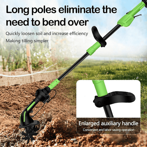 🔥Last Day Promotion 49% OFF🔥 2-IN-1 Cordless Tiller & Cultivator with Extension Pole